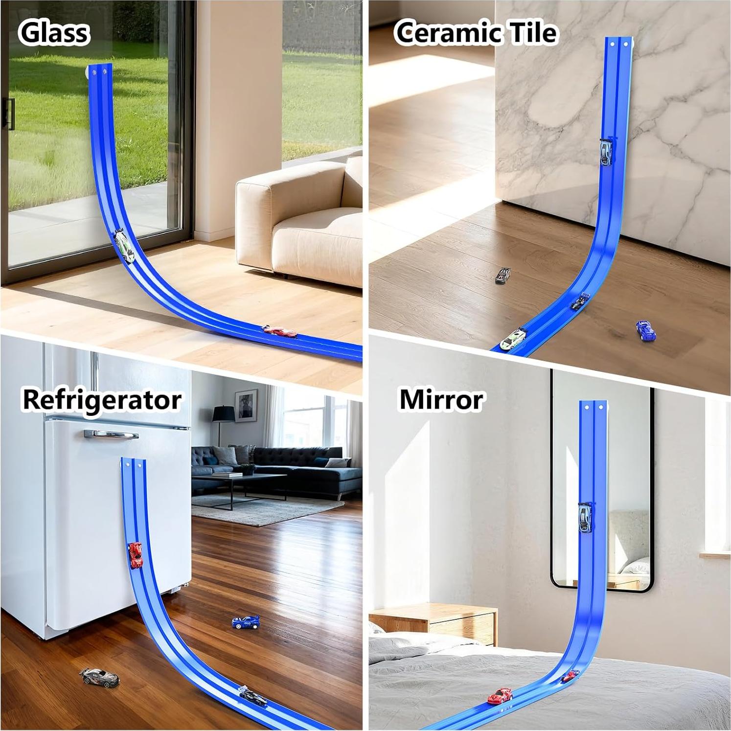 Pista de Carreras Flexible 4.57m con 8 Autos Hot Wheels