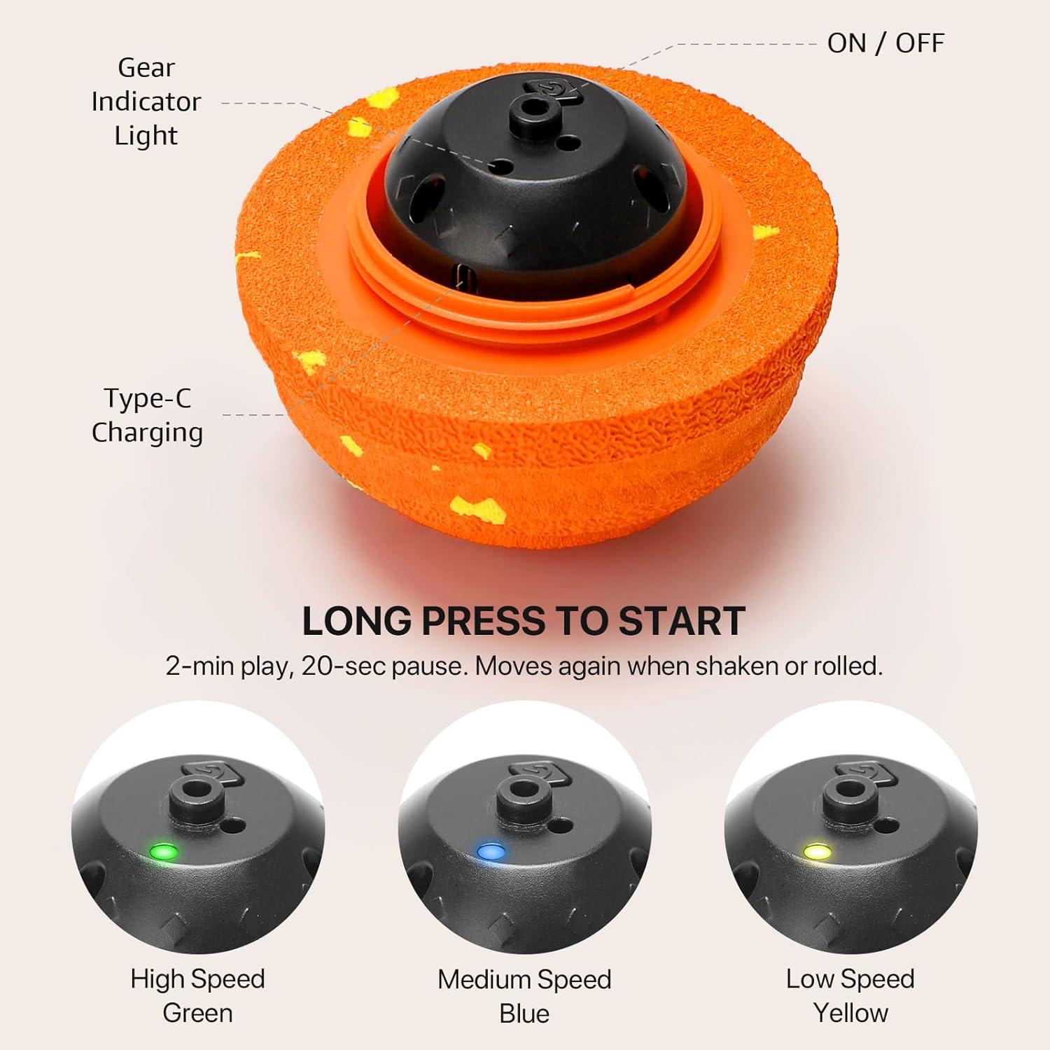 Pelota Interactiva para Perros VNAKIO - E-TPU Impermeable 8 cm