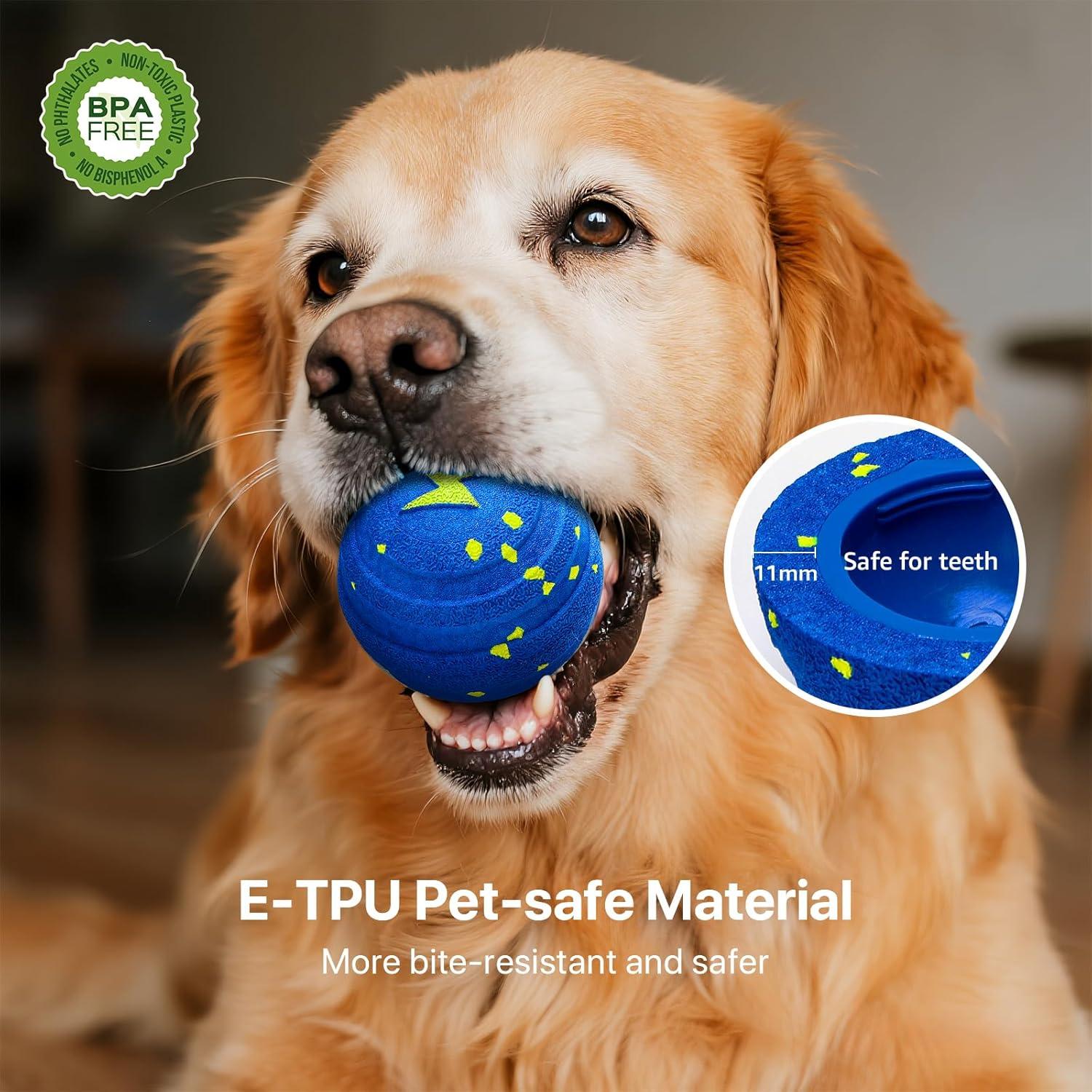 Pelota Interactiva para Perros VNAKIO - E-TPU Impermeable 8 cm