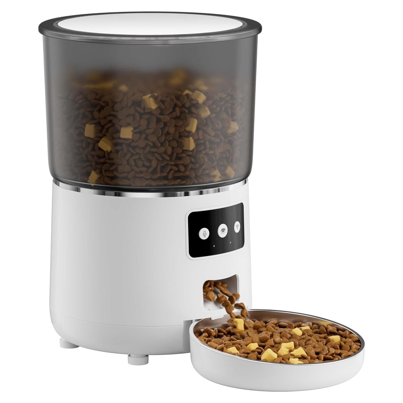 Dispensador Automático de Comida para Mascotas Ripficevan 4L Control APP