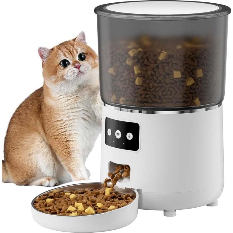 Dispensador Automático de Comida para Mascotas Ripficevan 4L Control APP