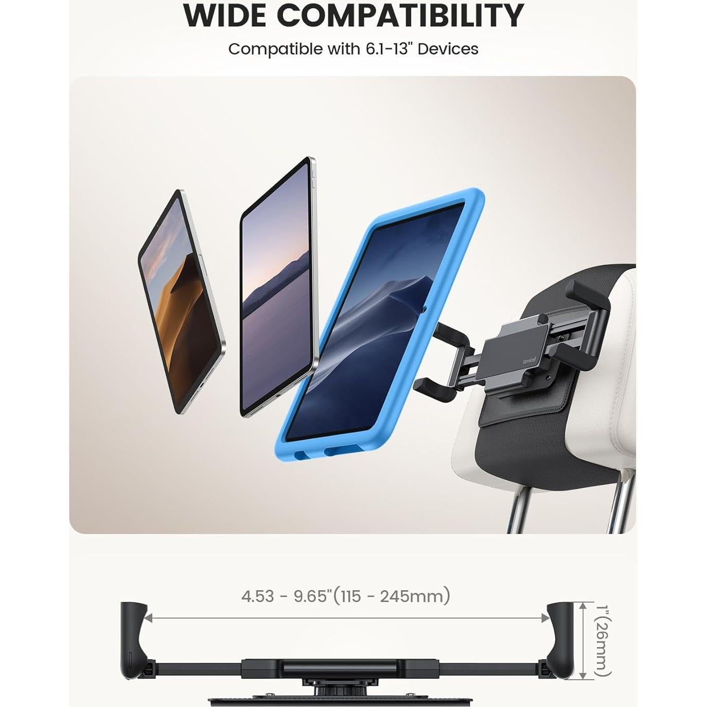 Soporte para Tableta Lamicall STCH02 para Reposacabezas