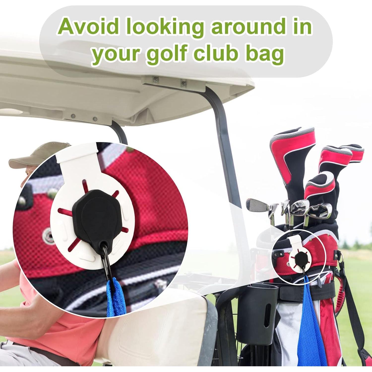 iGuerburn Almohadilla Magnética para Bolsa de Golf - Blanca