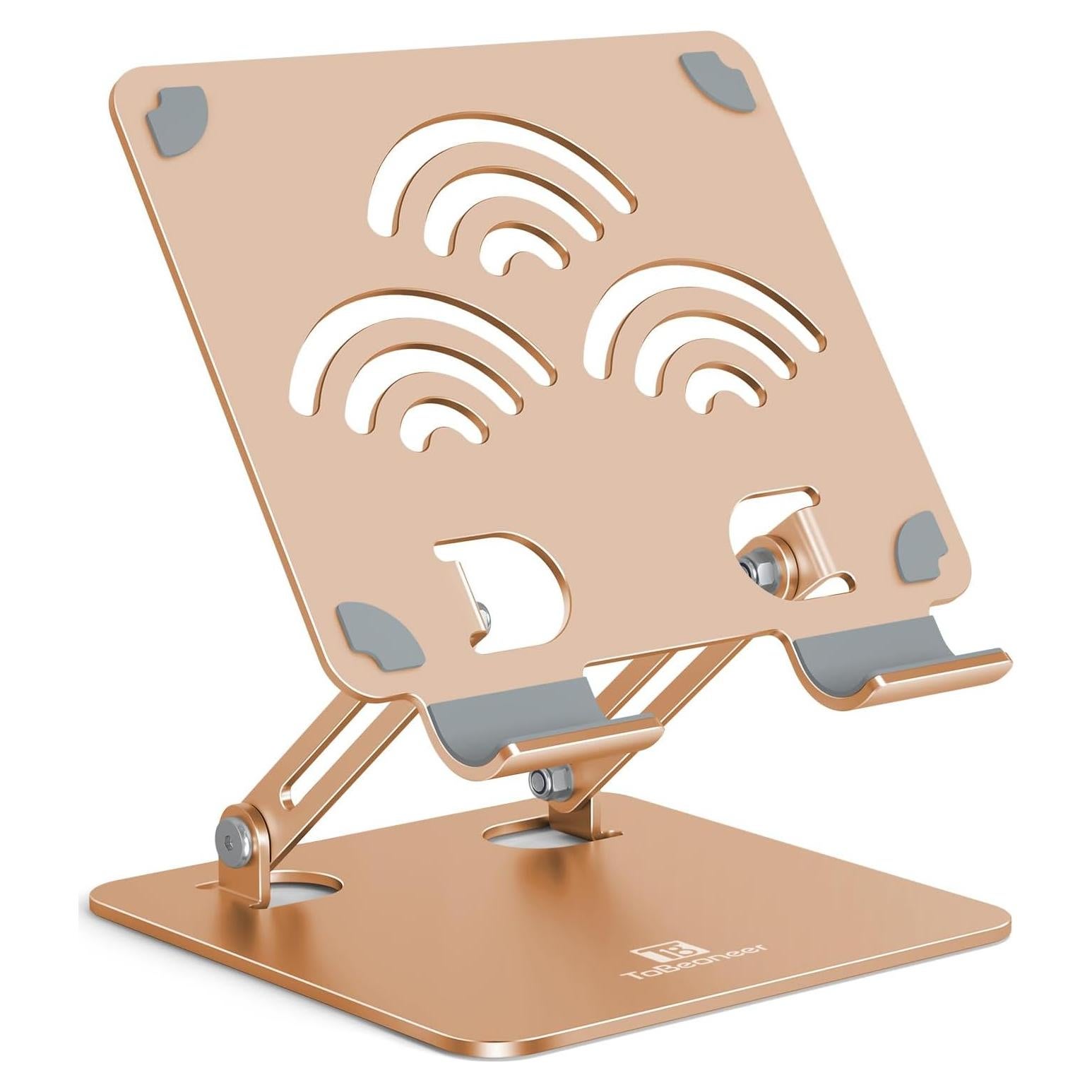 Soporte para Tablet ToBeoneer Ajustable Oro Tamaño Pro