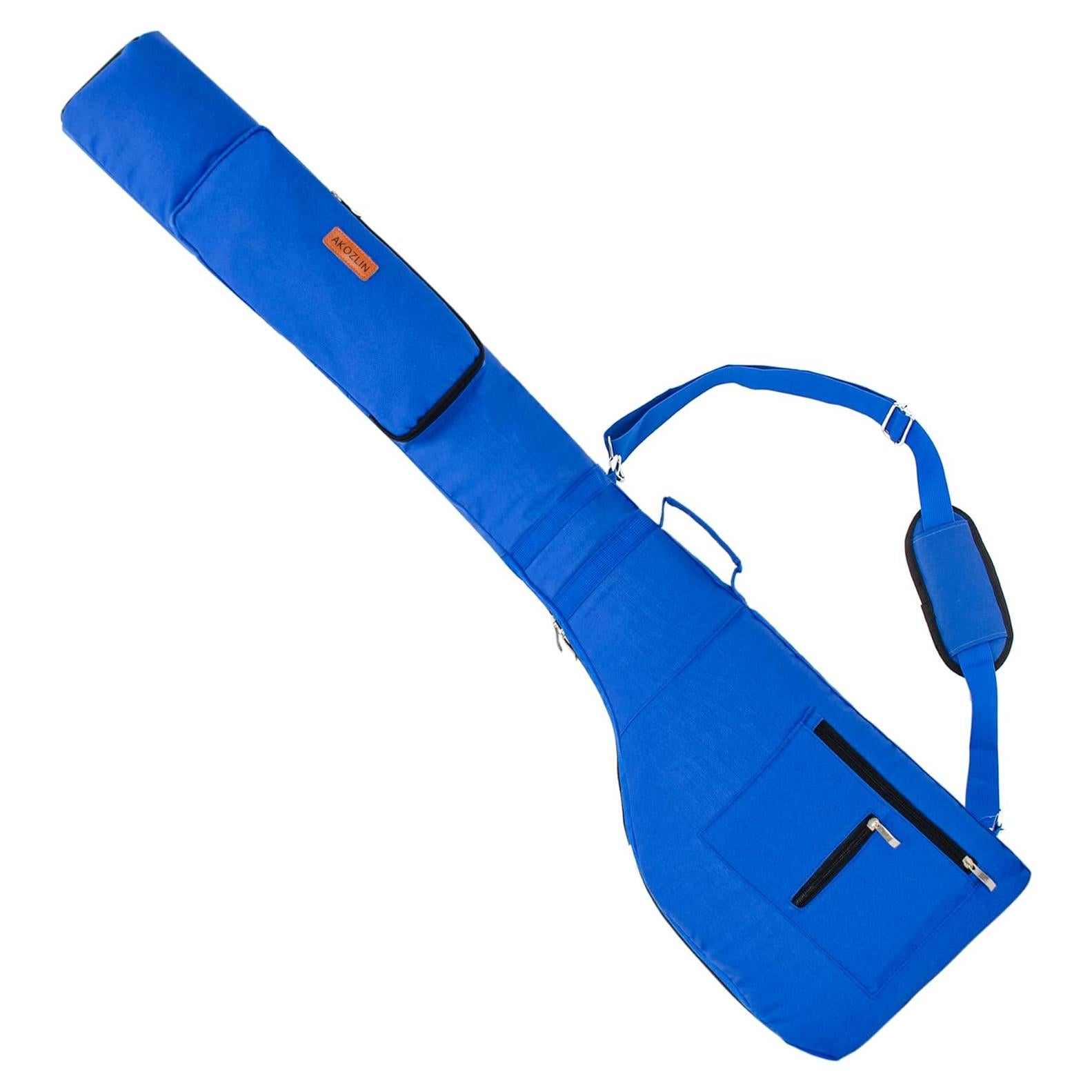 Bolsa de Golf AKOZLIN Plegable para 8-10 Palos Azul
