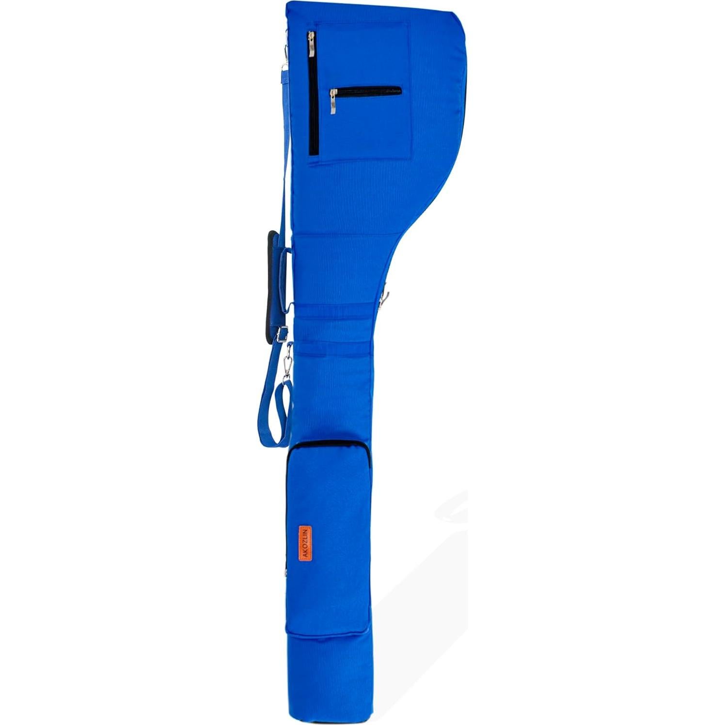 Bolsa de Golf AKOZLIN Plegable para 8-10 Palos Azul