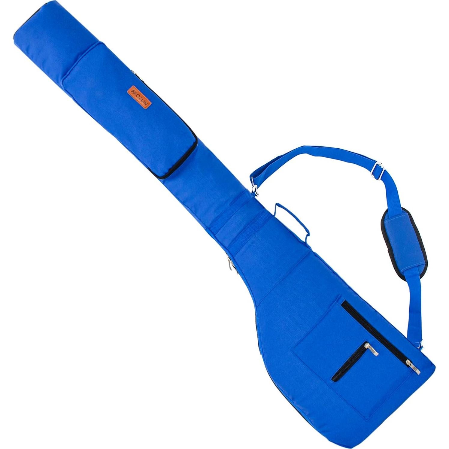 Bolsa de Golf AKOZLIN Plegable para 8-10 Palos Azul