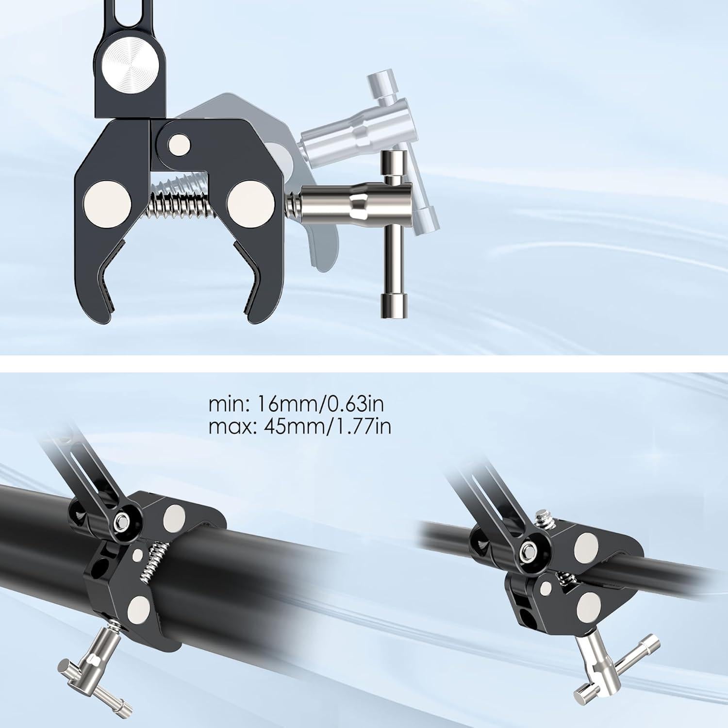 Soporte de Tablet Aluminio CMEIY para Bicicleta y Cinta de Correr