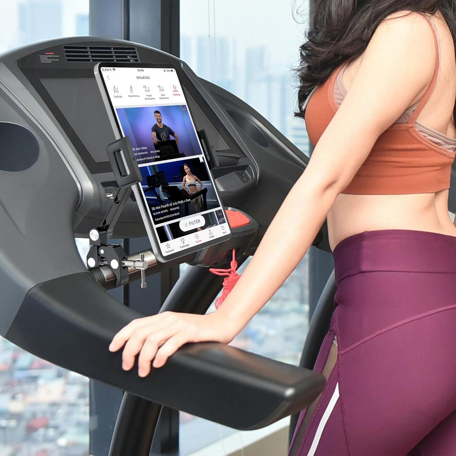 Soporte de Tablet Aluminio CMEIY para Bicicleta y Cinta de Correr