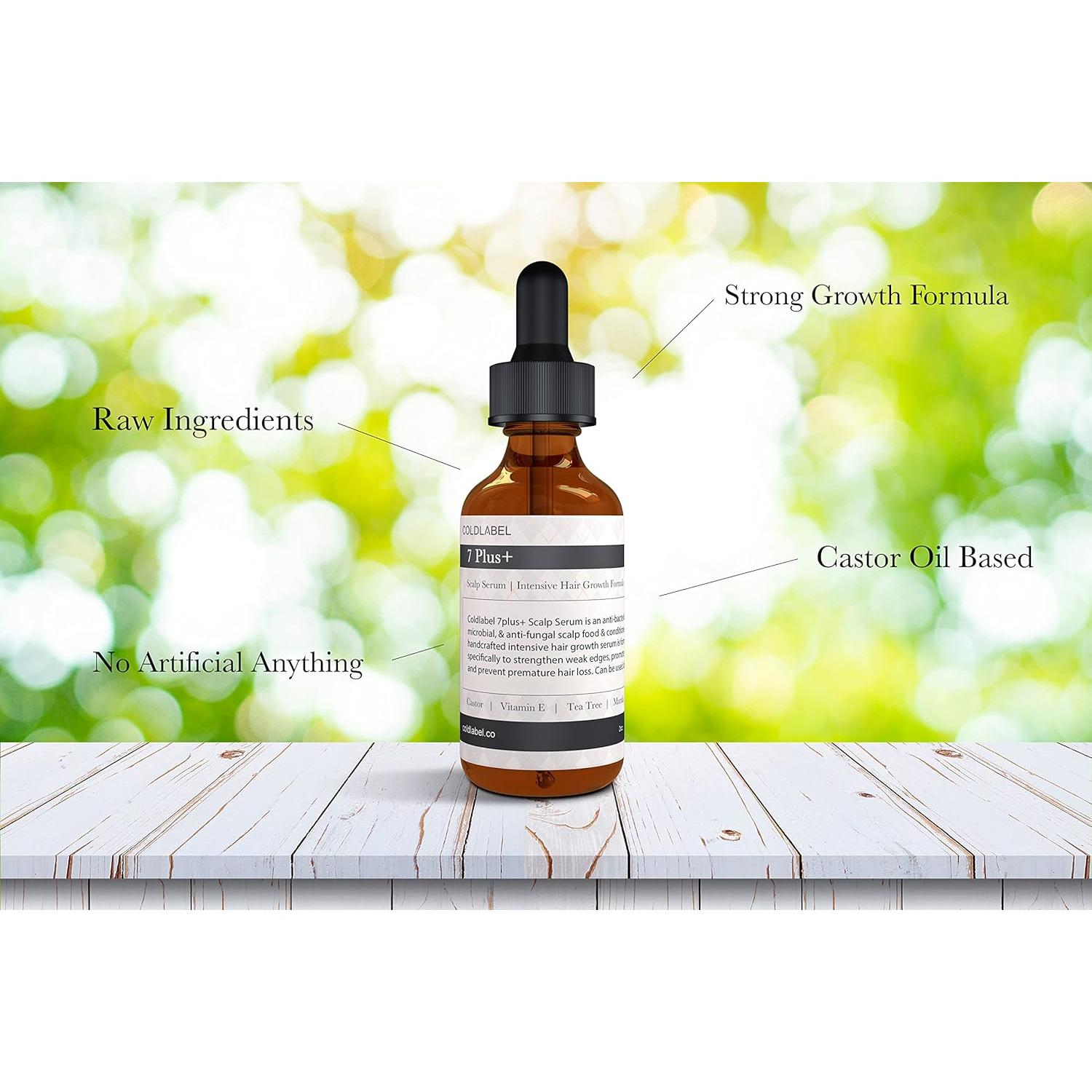 Aceite para el Cabello COLDLABEL 7plus 59.15 ml Lavanda