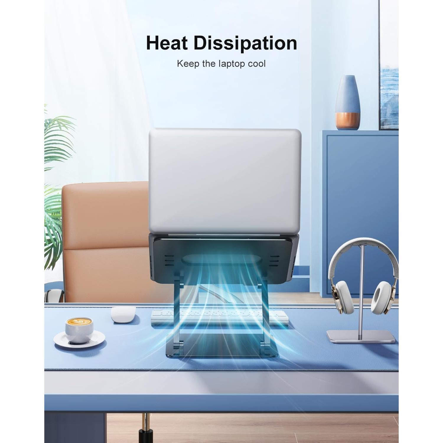 Soporte de Laptop JOIOT ST05 Negro Ajustable Ergonómico