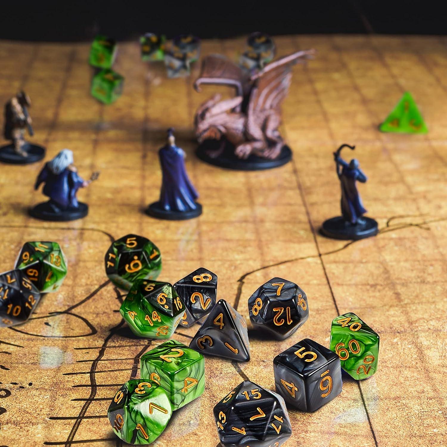 Set de Dados Poliedricos Skylety - 22 Piezas Multicolor