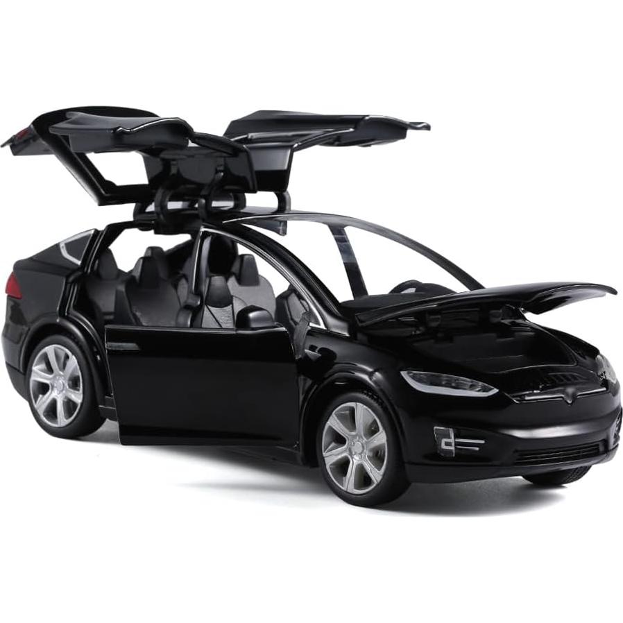 Coche de Juguete LLWEIT Modelo X 1:32 con Sonido y Luces Negro