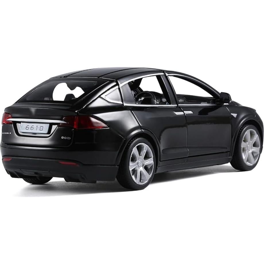 Coche de Juguete LLWEIT Modelo X 1:32 con Sonido y Luces Negro