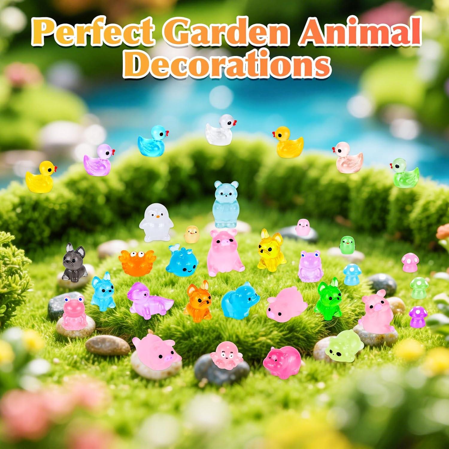 151 Piezas Figuras Miniatura Resplandecientes SelfTek para Acuario