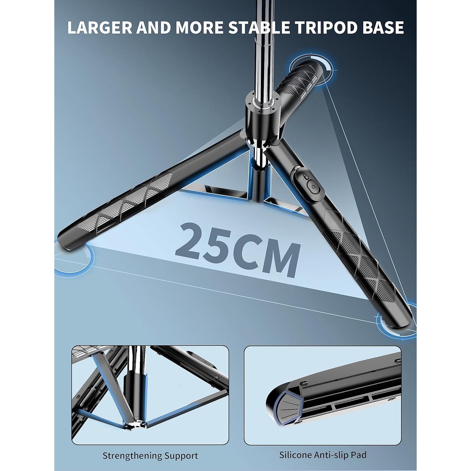 Trípode para teléfono LDP Q16SS 180 cm con control remoto