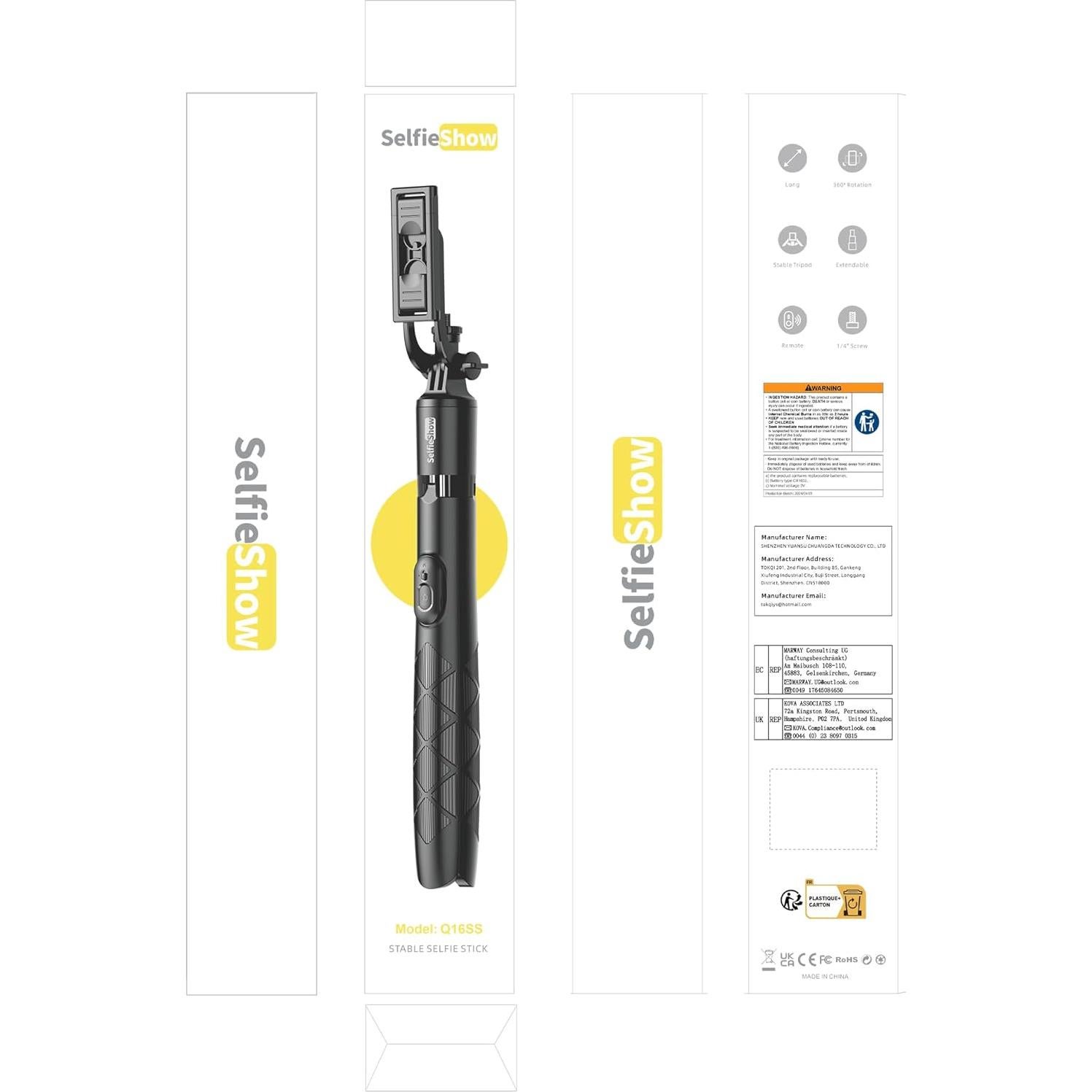Trípode para teléfono LDP Q16SS 180 cm con control remoto