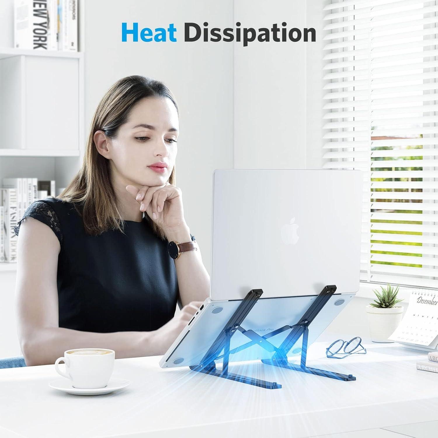 Soporte para Laptop OMOTON Ergonómico Ajustable 7 Niveles