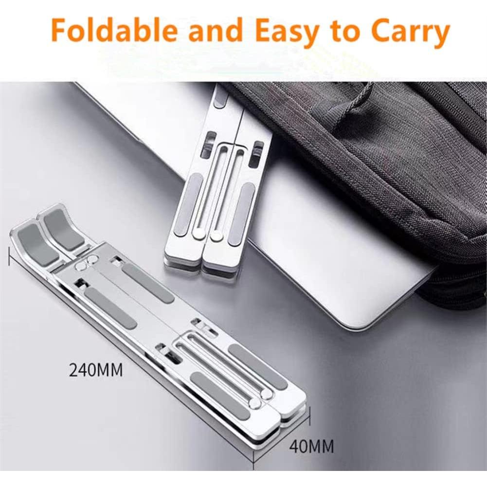 Soporte Elevador para Laptop Anatch STAND001 Ajustable Gris