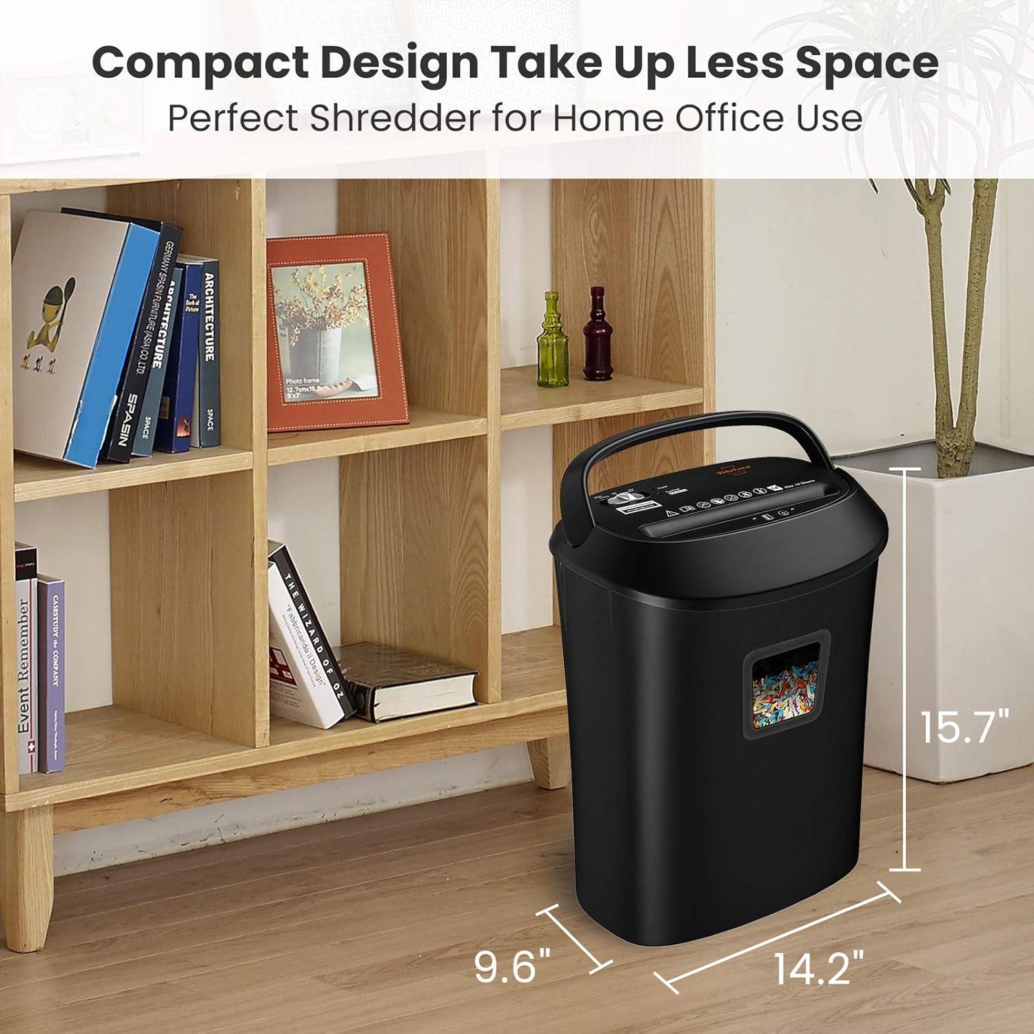 Destructora de papel VidaTeco OS-1201C corte cruzado 14 hojas