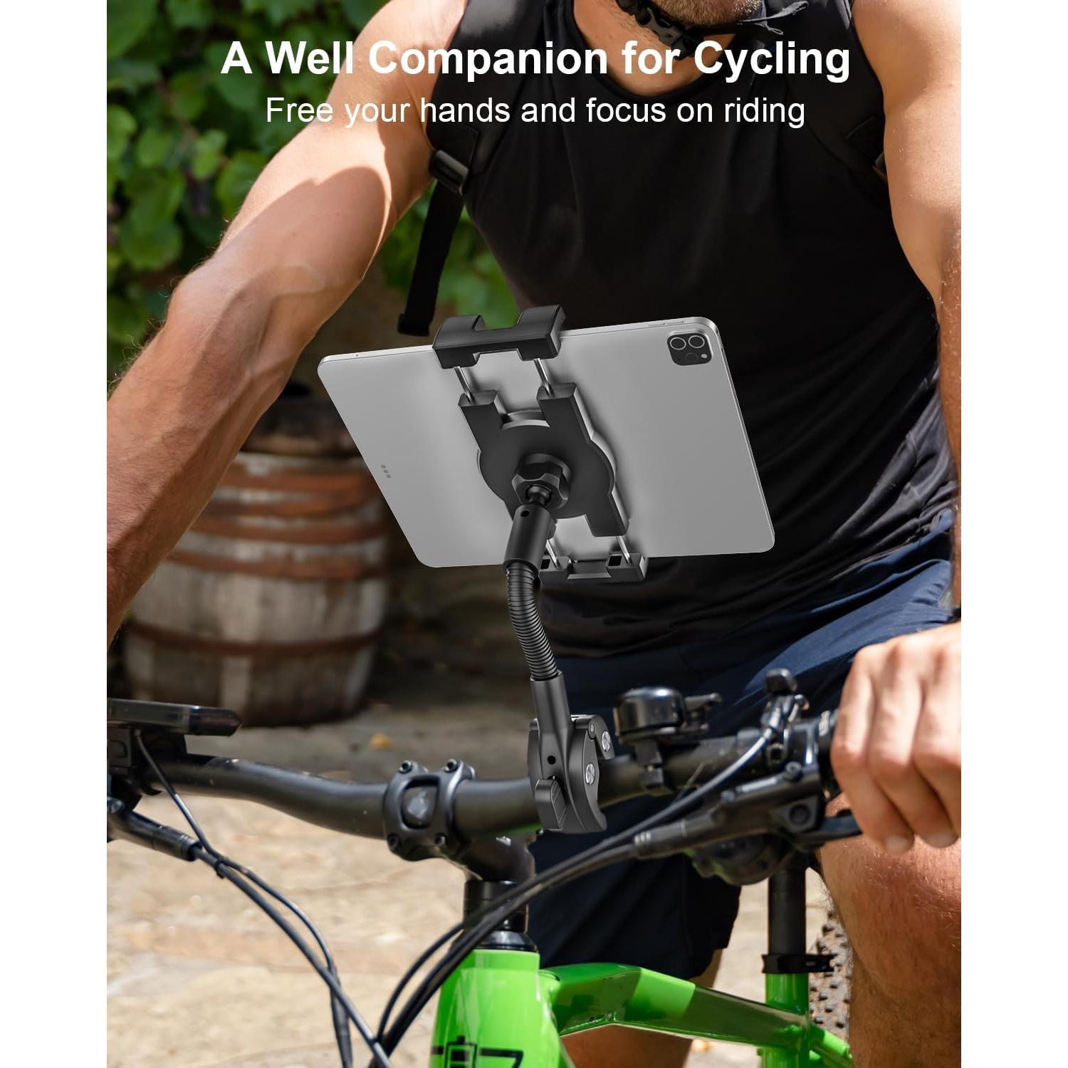 Soporte para Tableta Gooseneck Woleyi para Bicicleta 4-13"