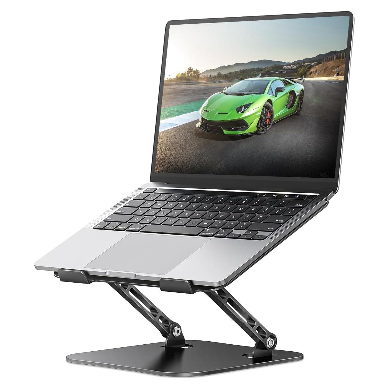 Soporte de Laptop Orlian ST01 Negro Ajustable Ergonómico