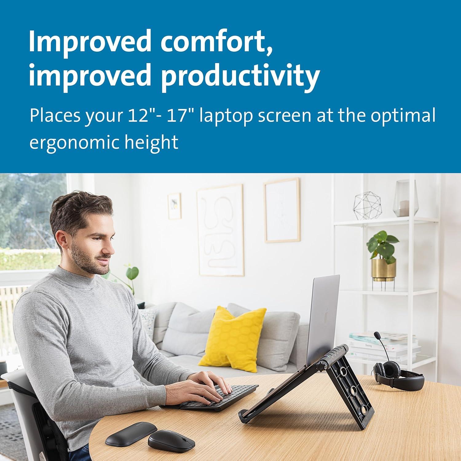 Soporte de Enfriamiento Kensington Easy Riser 30.4x28.1cm para Laptops