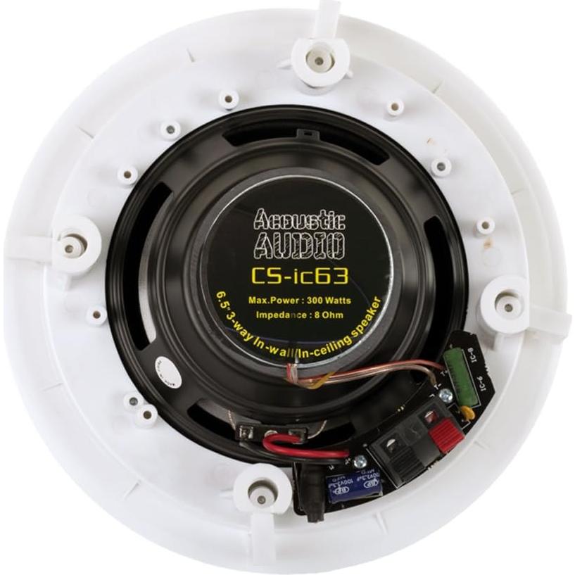 Par de Altavoces de Techo 6.5" 3 Vías Goldwood CSic63 Blanco