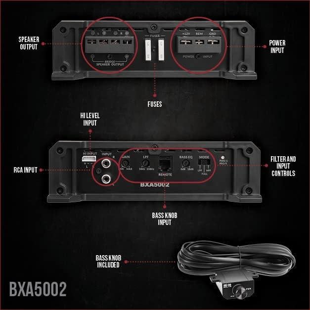 Amplificador de Audio Belva BXA5002 500W 2 Canales Clase A/B