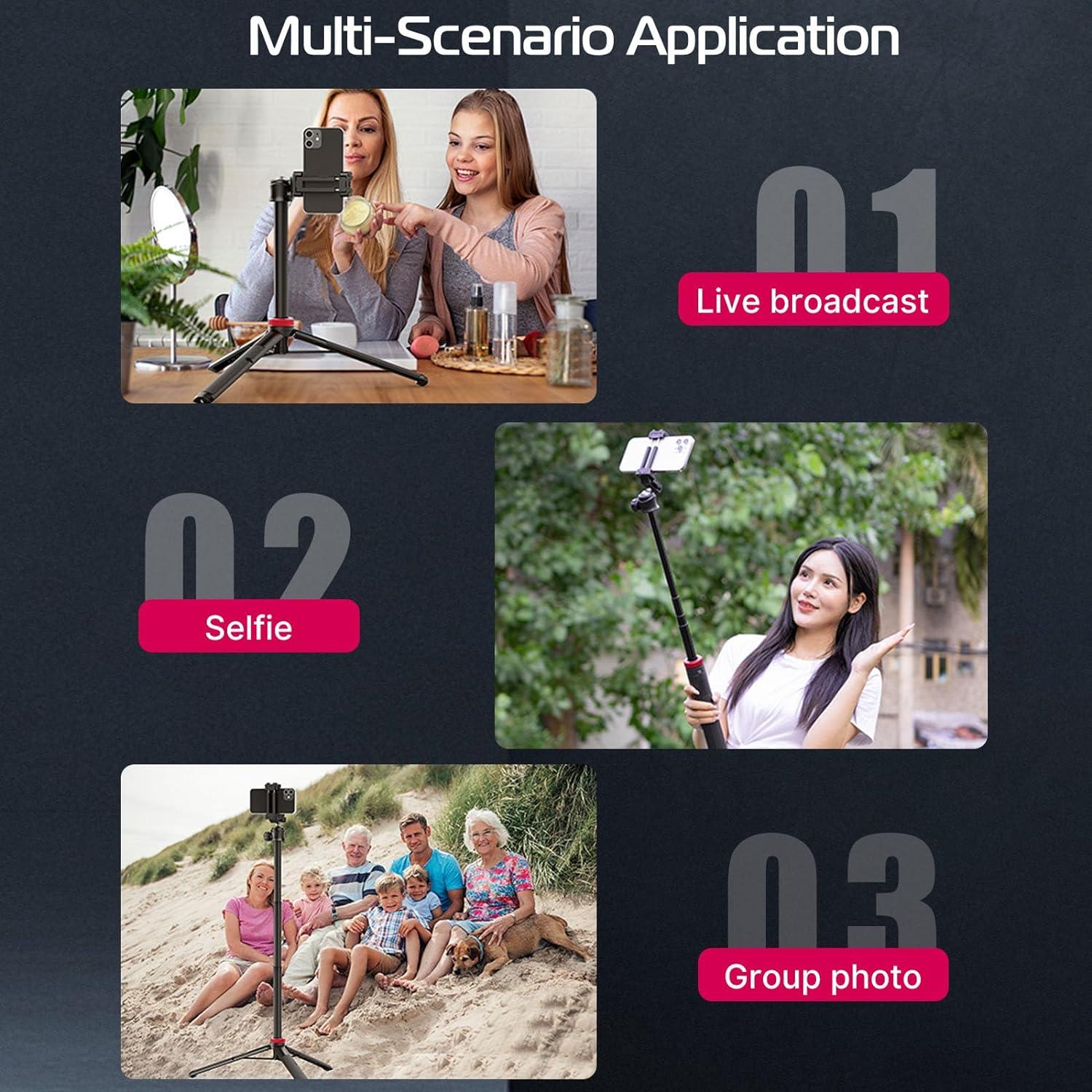 Trípode Extensible ULANZI MT-44 para Teléfono y Cámara