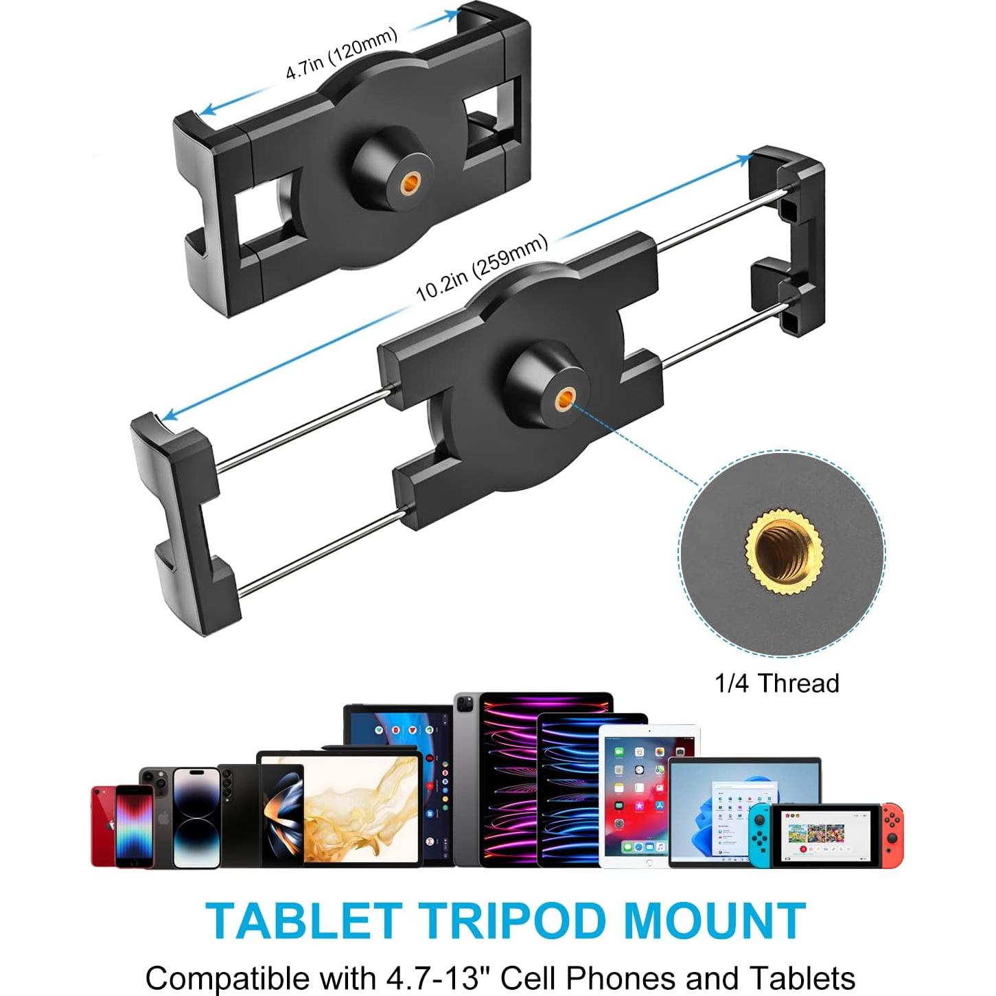 Soporte Universal para Tableta Woleyi 35" Ajustable 360°
