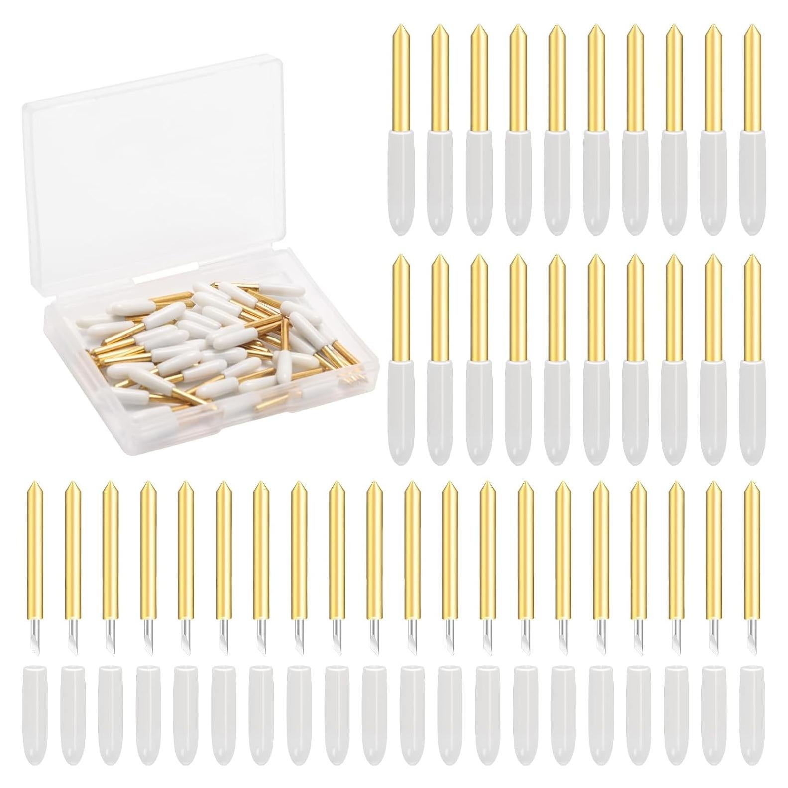 20 Cuchillas de Punta Fina Luxiv para Cricut Maker y Explore