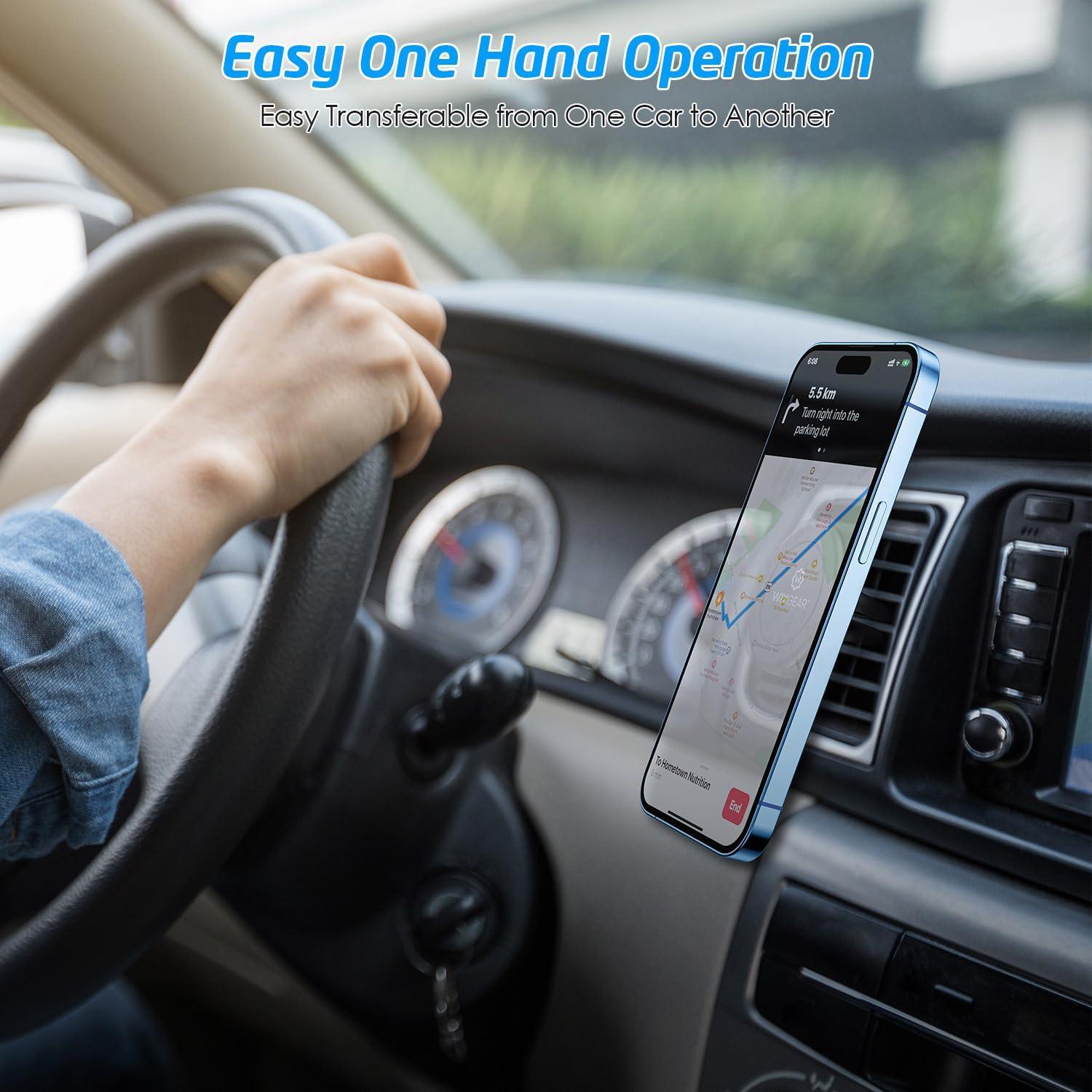 Soporte Magnético para Teléfono Auto WixGear 2 Piezas