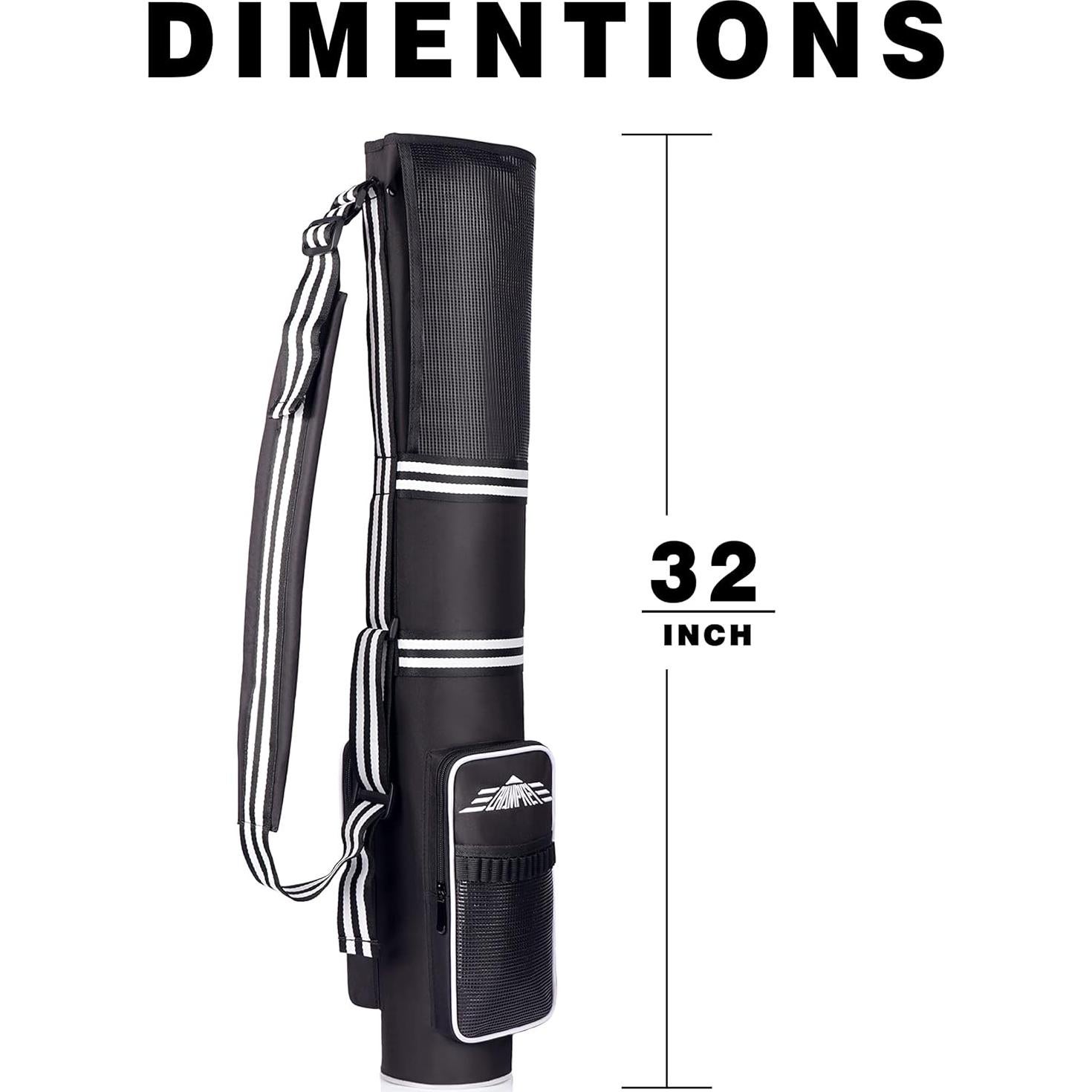 Bolsa de Golf Champkey Profesional 3 a 9 Palos 6 Bolsillos