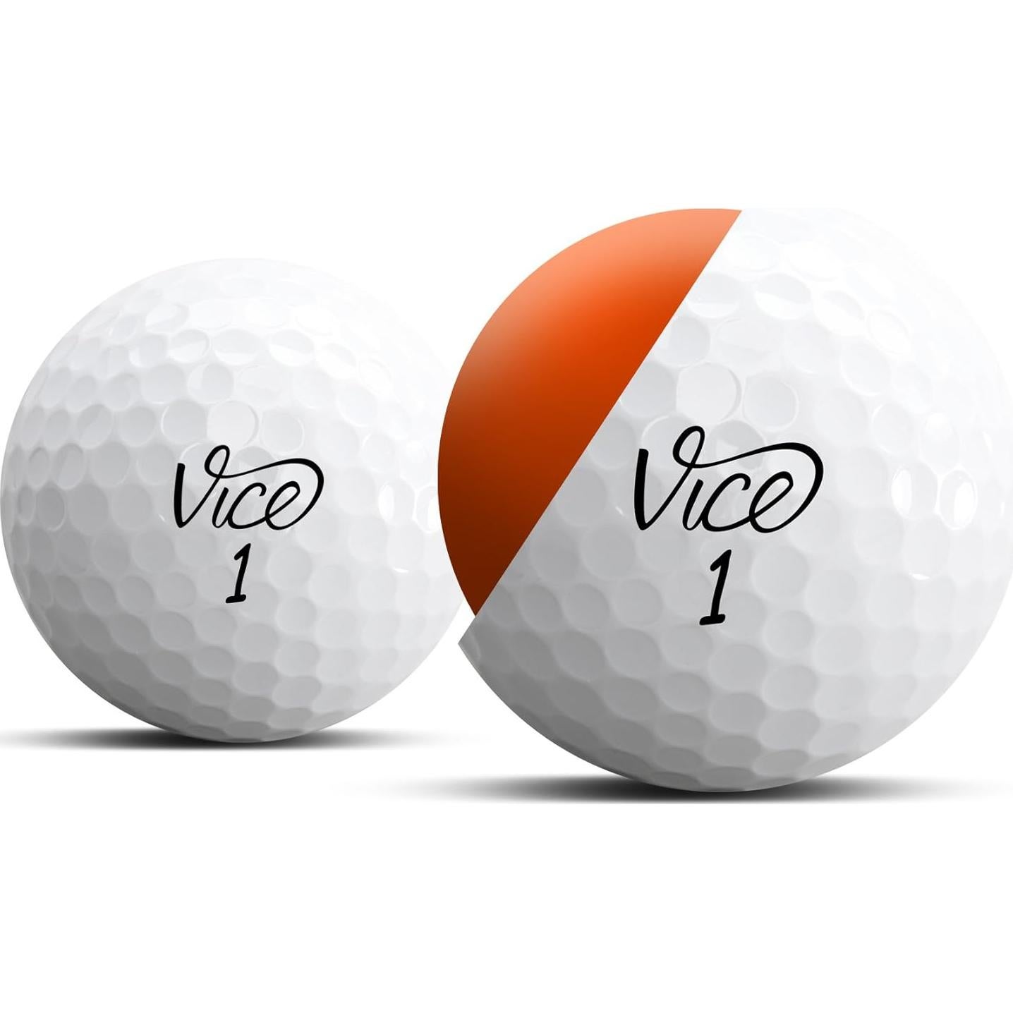 Pelotas de Golf Vice Drive - 1 Docena - 2 Piezas - Blanco