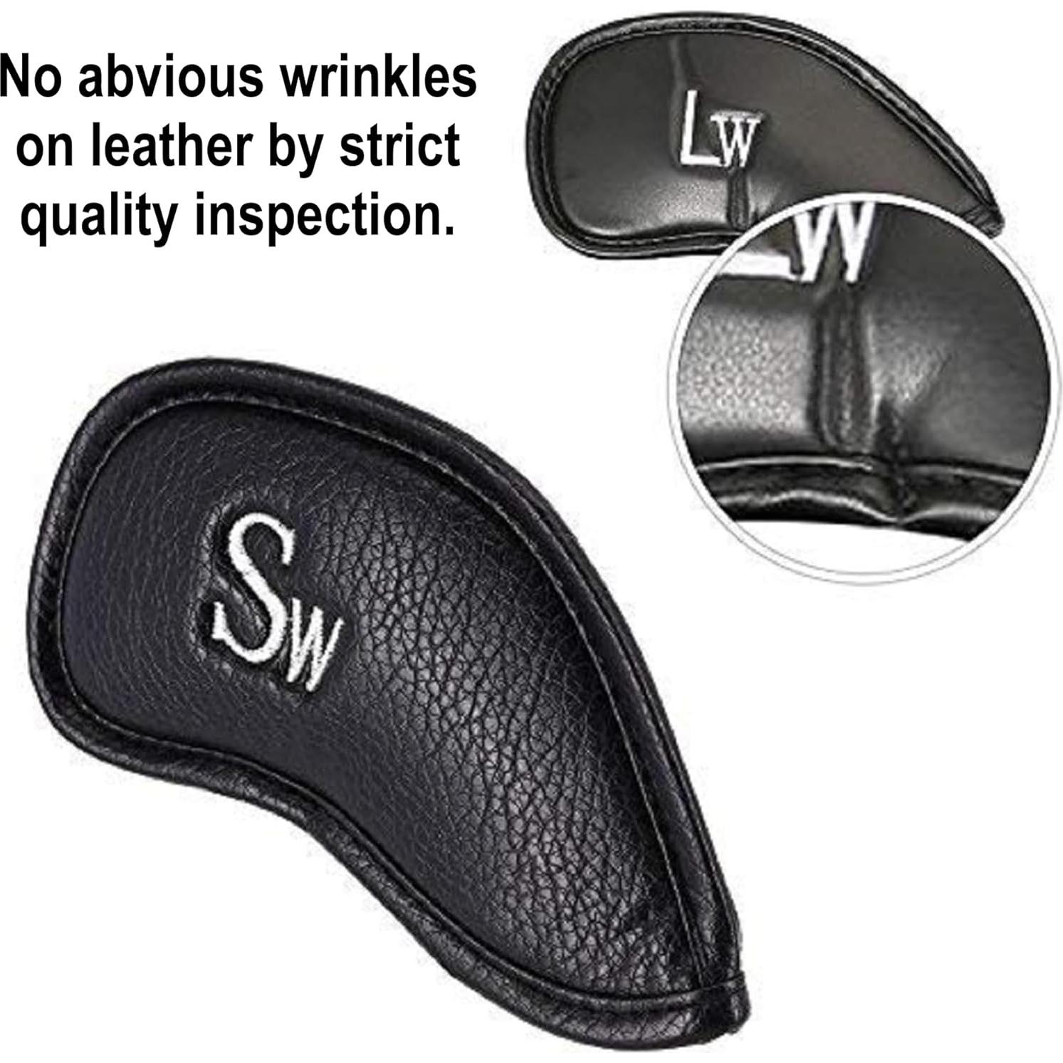 Funda de Cabeza de Hierro Craftsman Golf 12 Piezas Negra