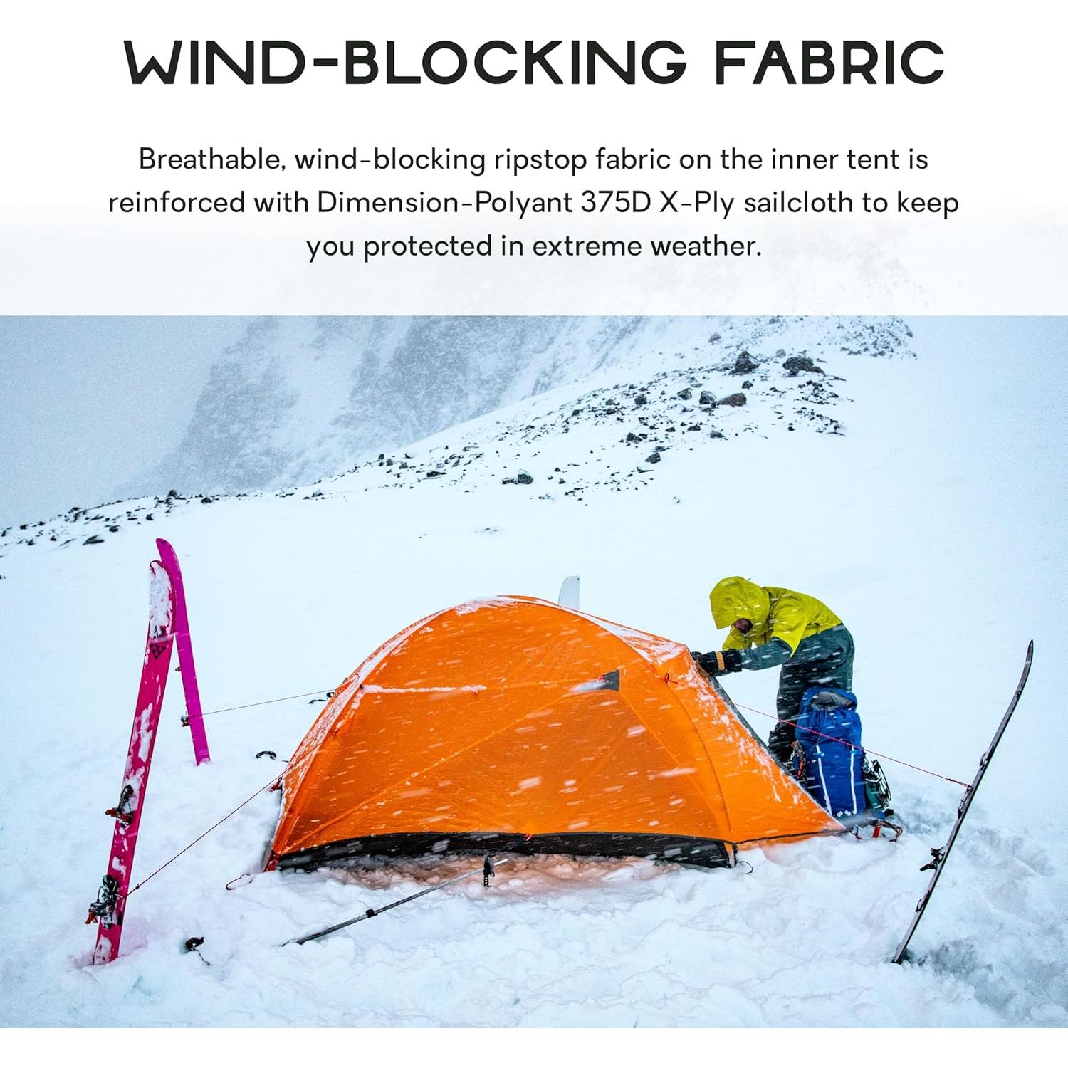 Tienda de Camping NEMO Kunai 2 Personas 3-4 Temporada