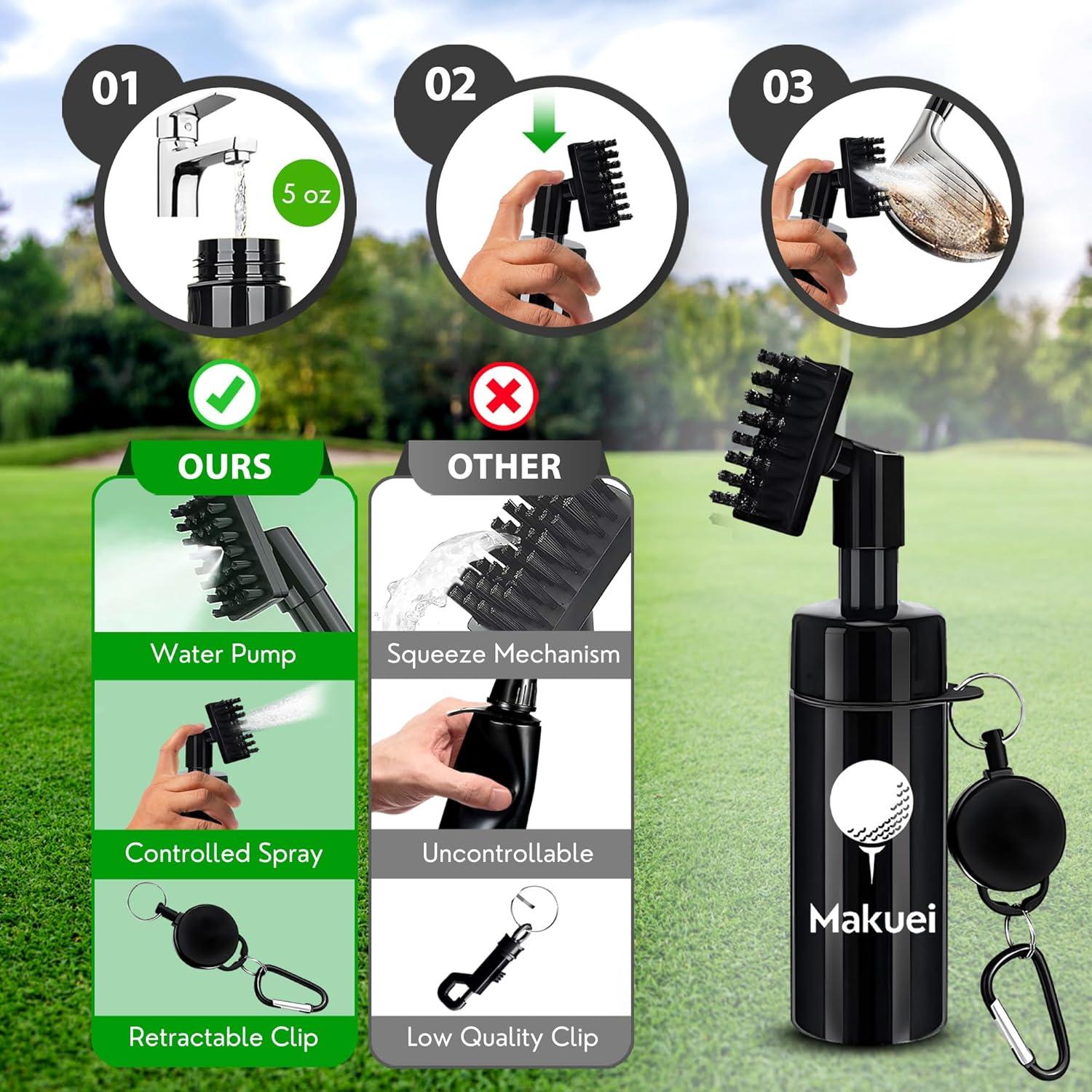 Kit de Golf Makuei con Toalla y Herramienta de Divot