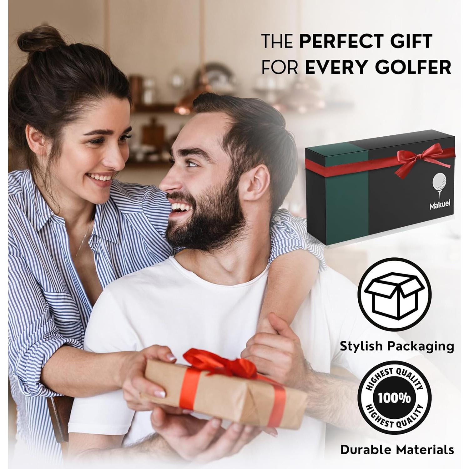 Kit de Golf Makuei con Toalla y Herramienta de Divot