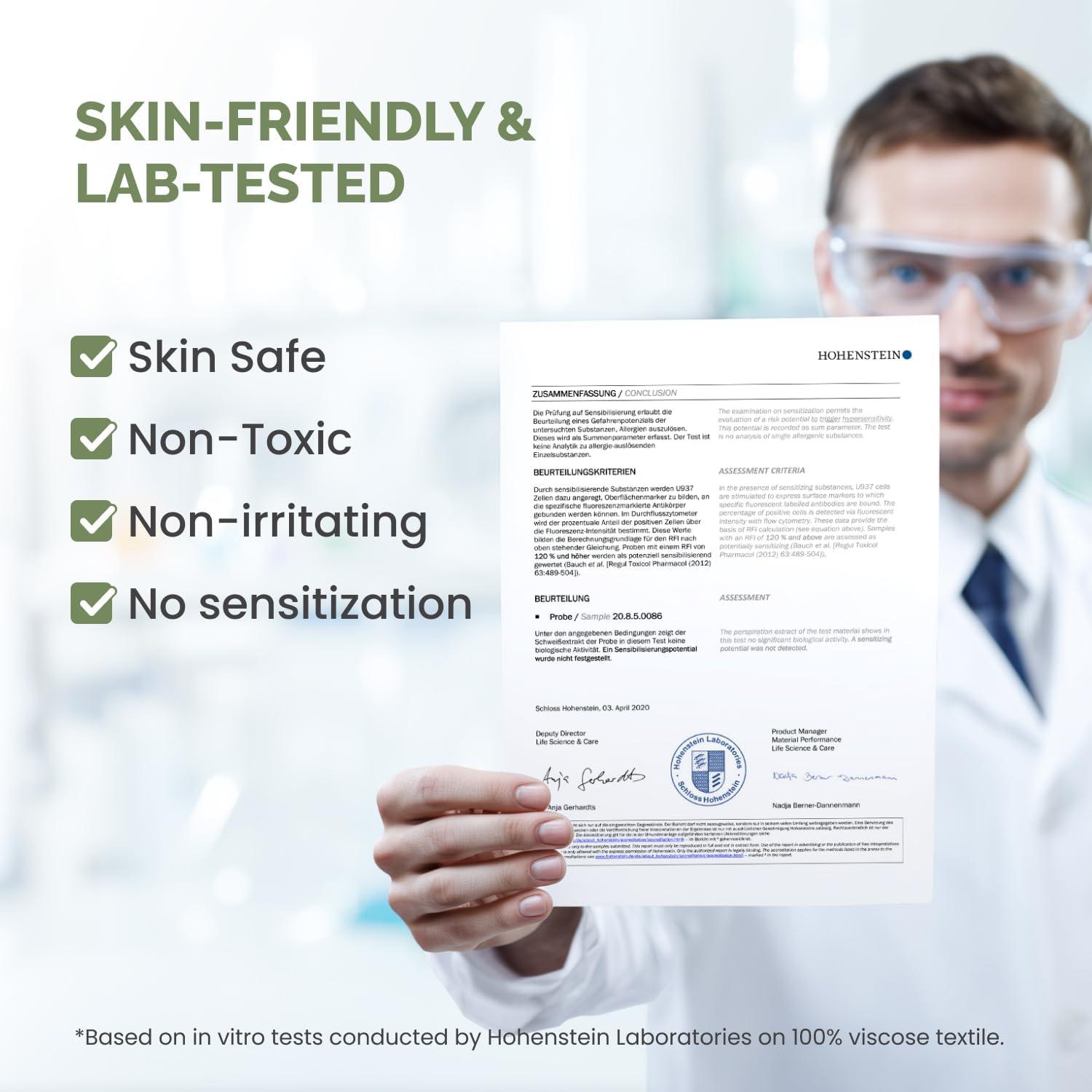 Toallas Desechables Faciales Plantifique XL 30x30 cm - 100% Viscosa