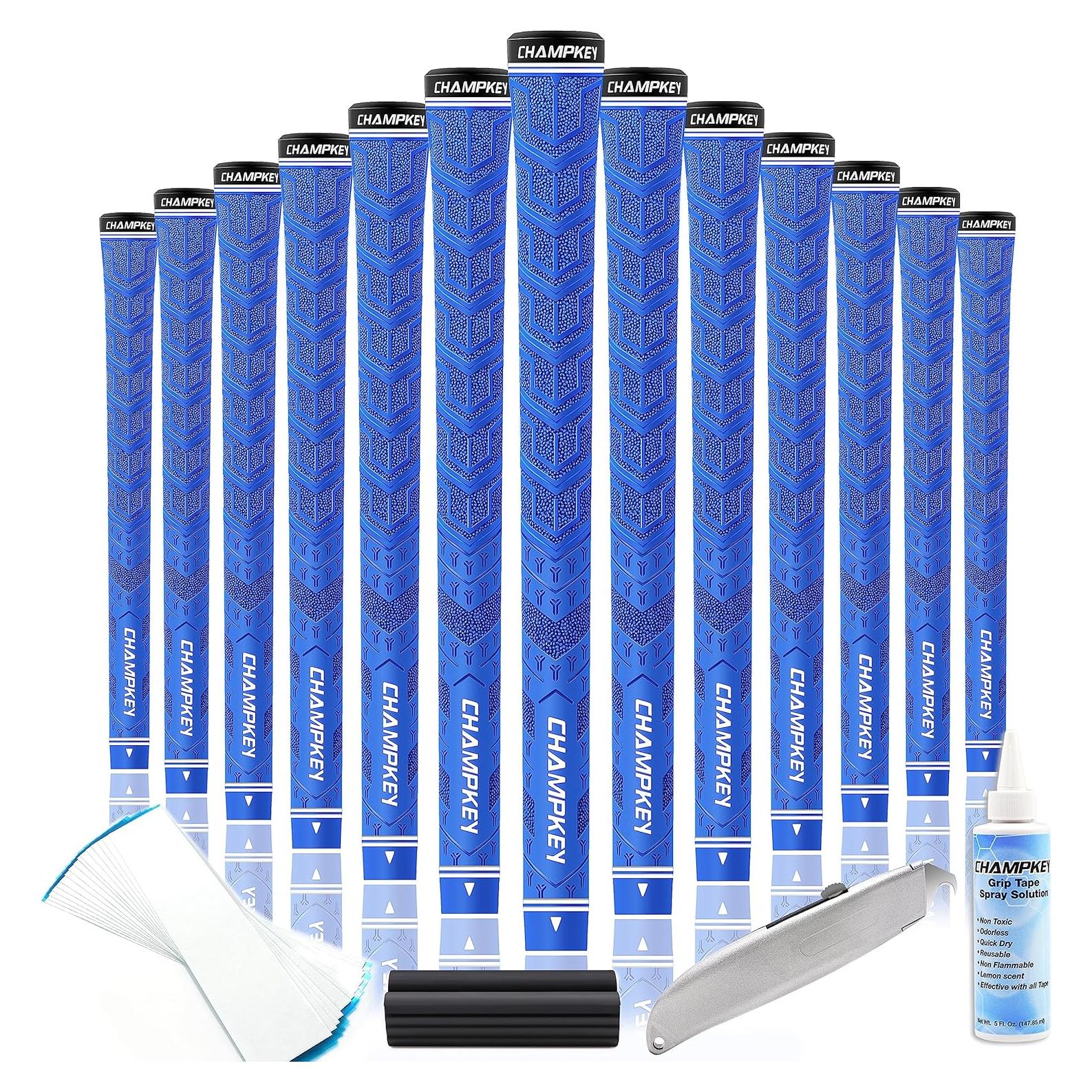 Agarres de Golf CHAMPKEY Y-PRO 13 Piezas con Kit de Reparación