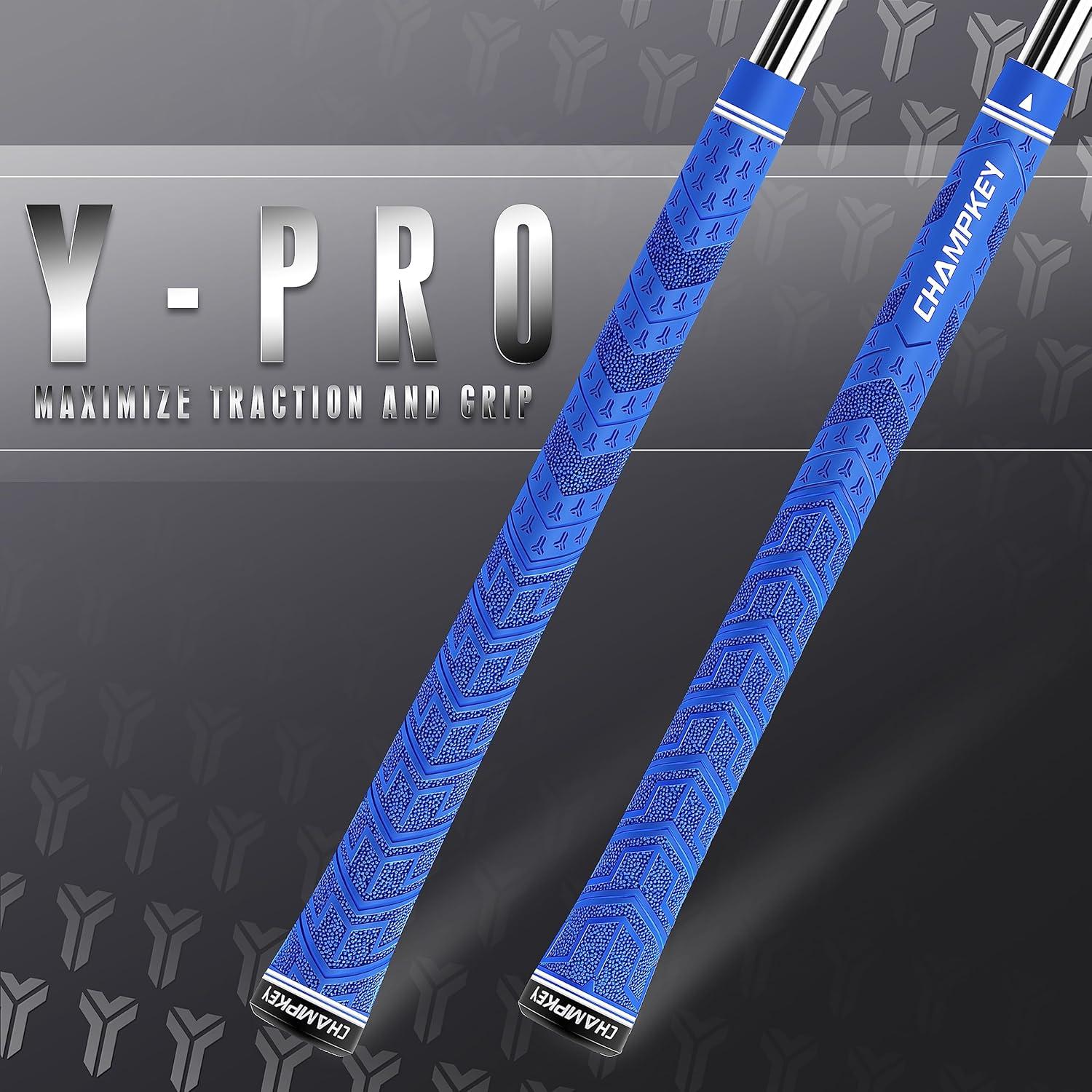 Agarres de Golf CHAMPKEY Y-PRO 13 Piezas con Kit de Reparación