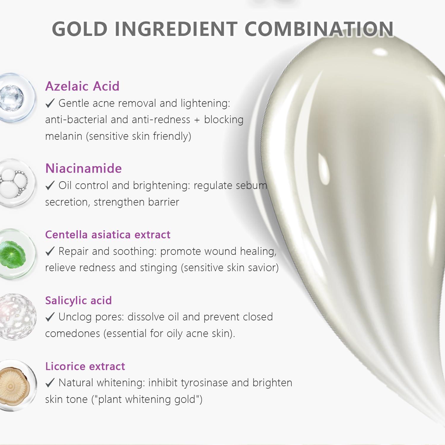 Suero Facial Ácido Azelaico 12% RIGBOO - Niacinamida y Ácido Hialurónico