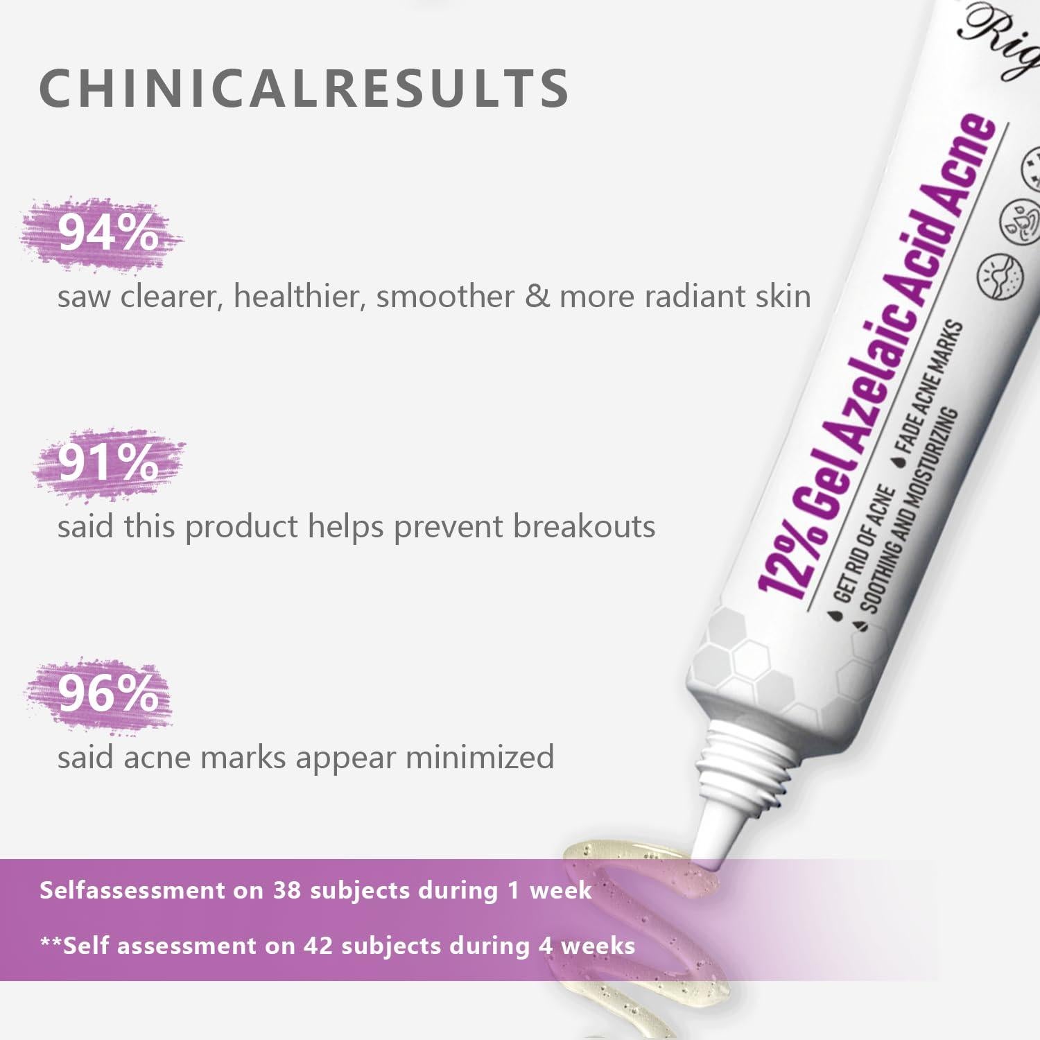 Suero Facial Ácido Azelaico 12% RIGBOO - Niacinamida y Ácido Hialurónico