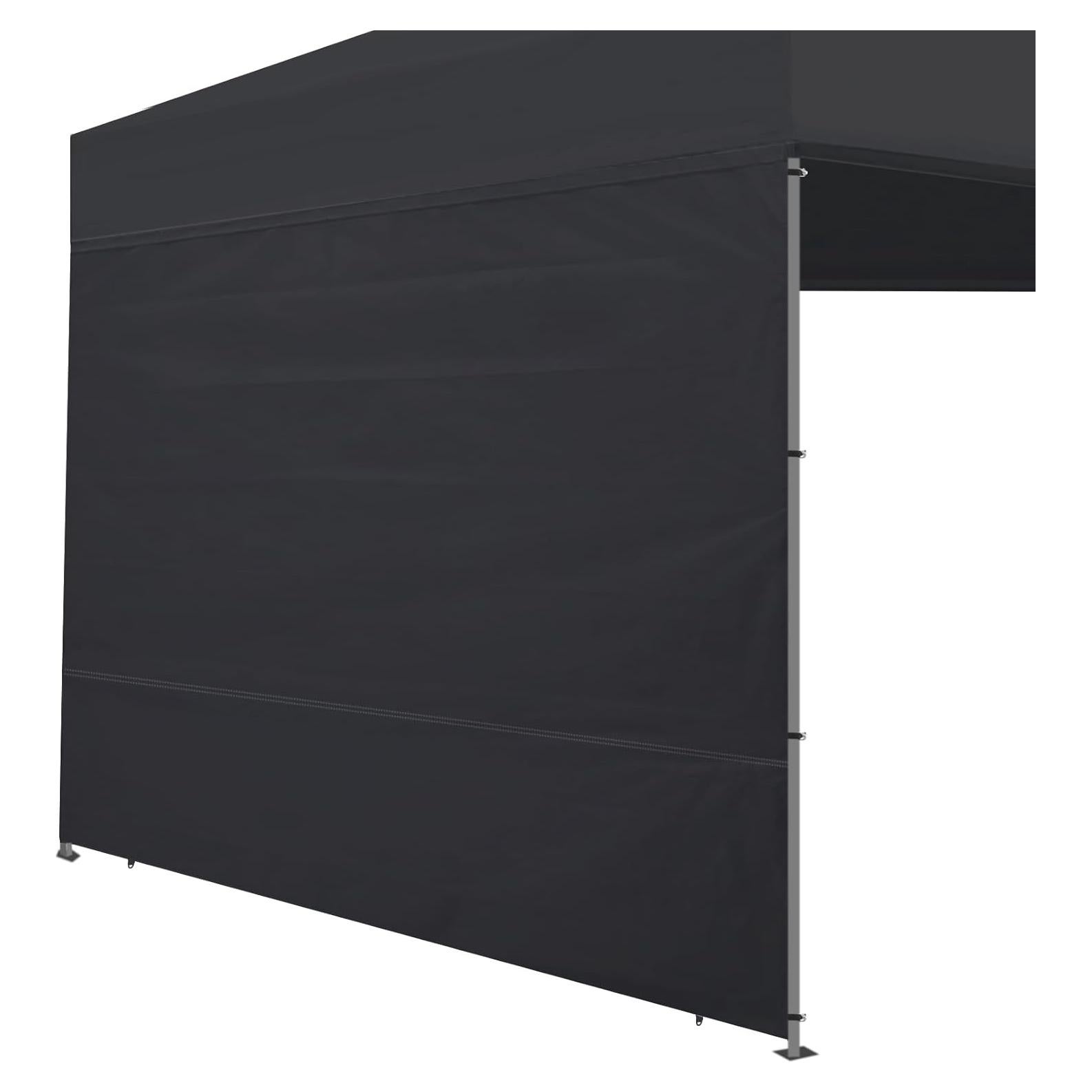 Pared Lateral Carpa 8x8 Joramoy Impermeable UV Negro