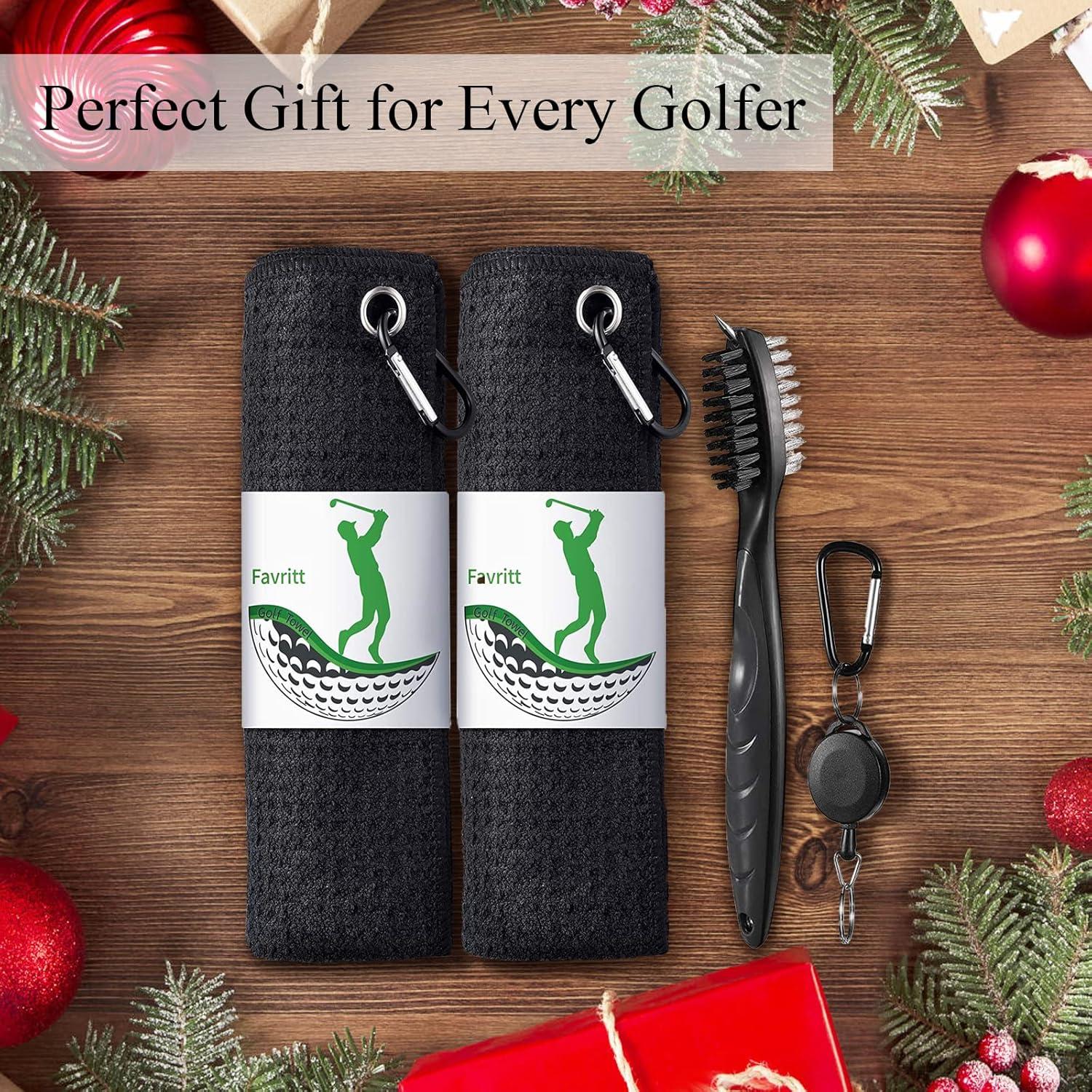 Juego de 3 Toallas de Golf Favritt Microfibra + Cepillo