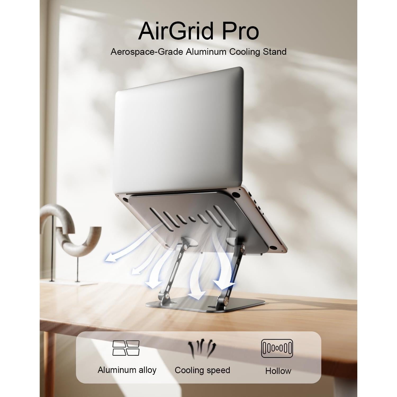 Soporte para Laptop Ajustable LINTYLE ST03 Ergonómico 10-16 Pulgadas