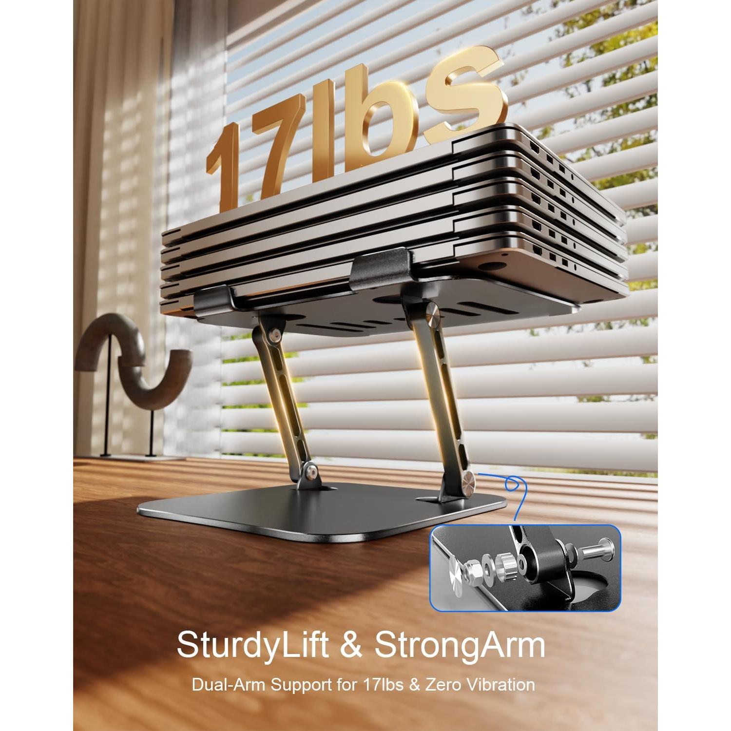 Soporte para Laptop Ajustable LINTYLE ST03 Ergonómico 10-16 Pulgadas