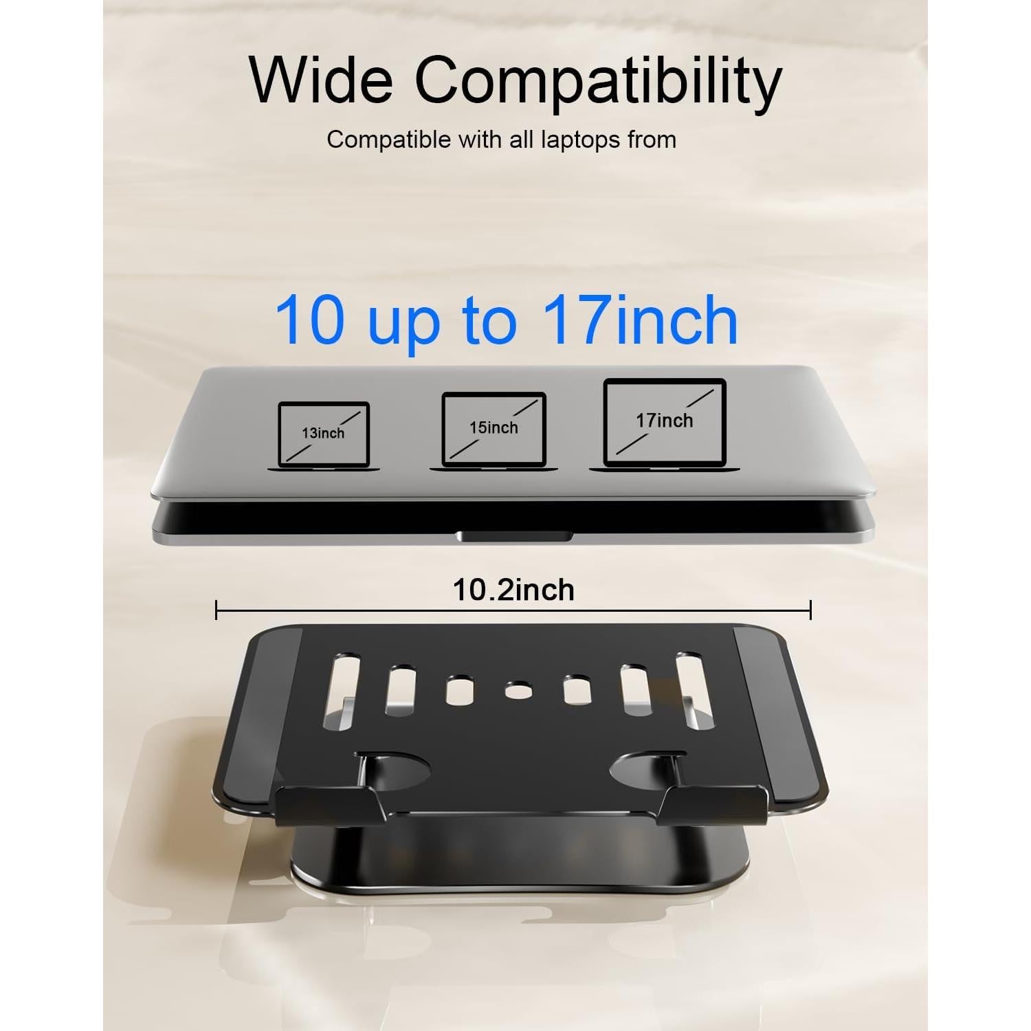 Soporte para Laptop Ajustable LINTYLE ST03 Ergonómico 10-16 Pulgadas