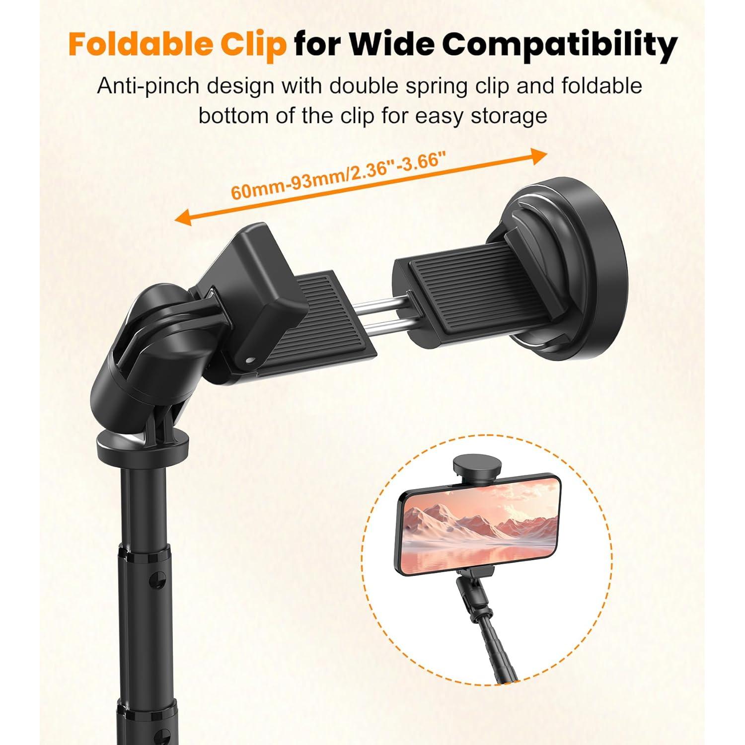 Trípode Automático TONEOF 168 cm con Control Remoto Negro